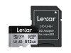 Lexar Silver Plus Micro SD Card 512 GB, Up to 205 MB/s Read Speed, 150 MB/s Write Speed LMSSIPL512G-BNANG